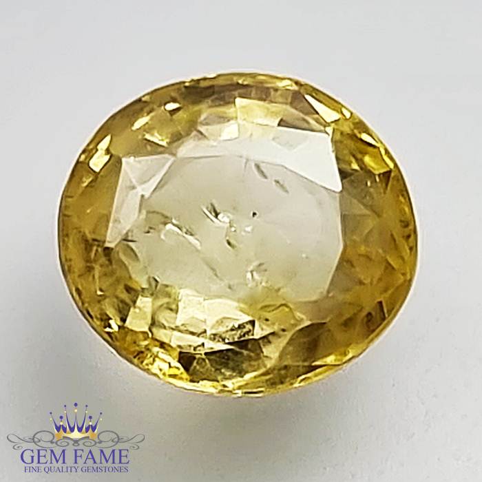 Yellow Sapphire 1.52ct (Pukhraj) Stone Ceylon