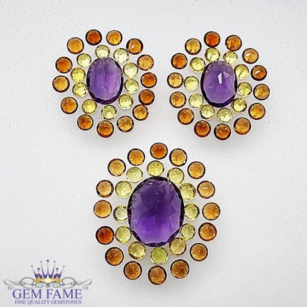 Earrings / Ring Loose Gemstone set