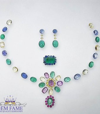 Necklace / Earrings / Ring Loose Gemstone set