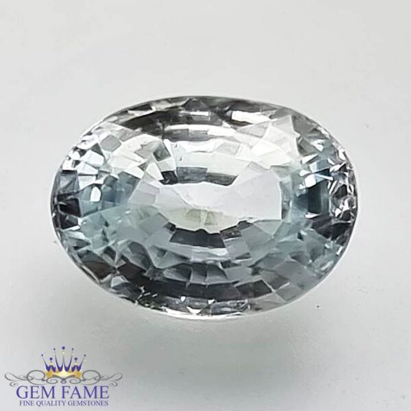 White Zircon 3.17ct Gemstone Cambodia