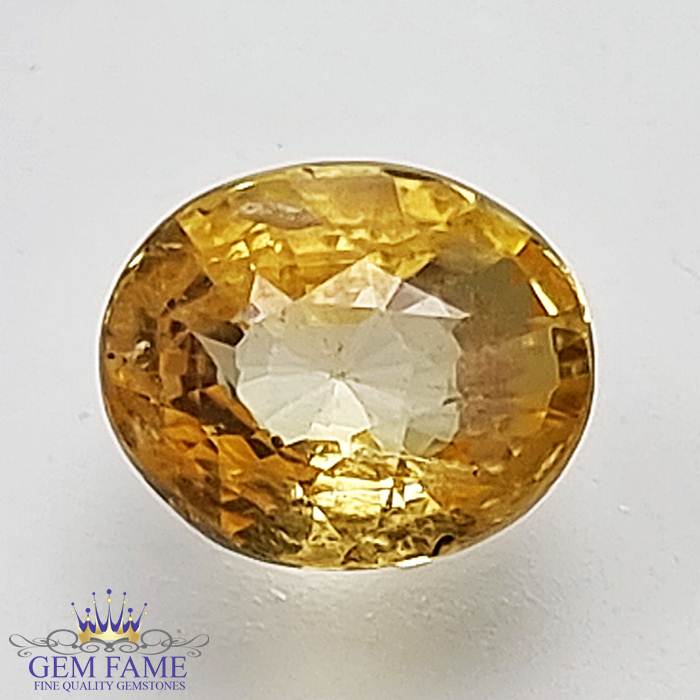 Yellow Sapphire 2.04ct (Pukhraj) Stone Ceylon