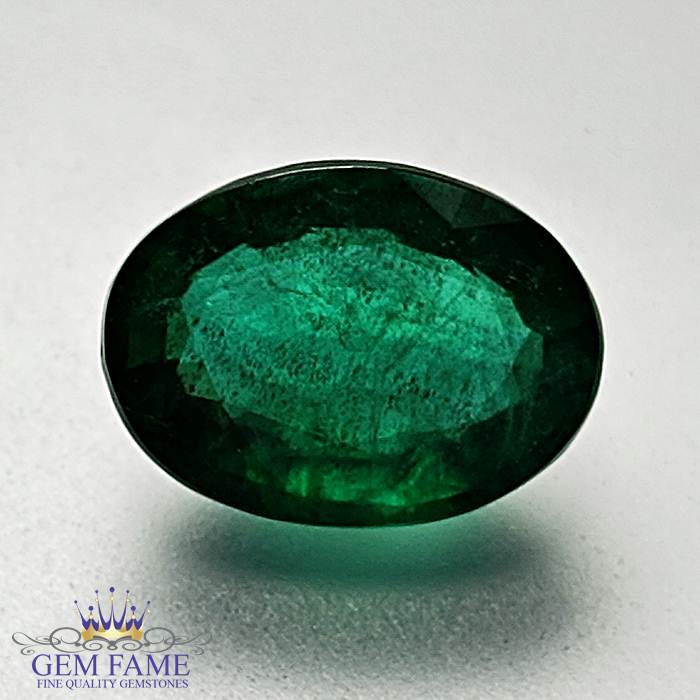 Emerald 3.19ct (Panna) Gemstone Zambian