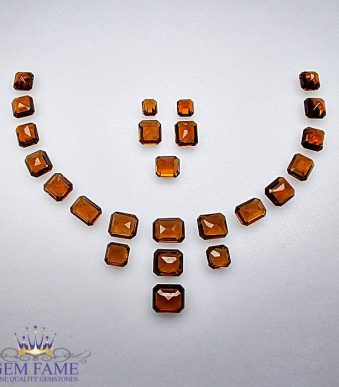 Necklace / Earrings / Ring Loose Gemstone set 91.88ct