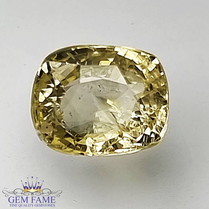 Yellow Sapphire 1.85ct Natural Gemstone Ceylon