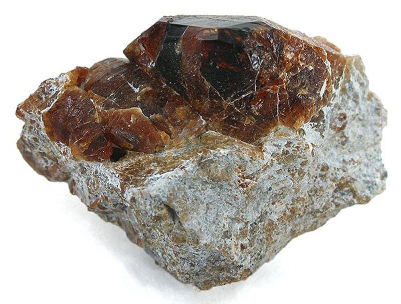 "Close-up of Chondrodite gemstone."




