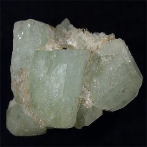 "Translucent datolite gemstone."