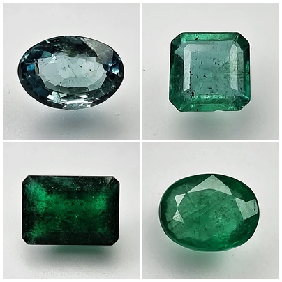 "Emerald gemstone: a captivating green jewel."






