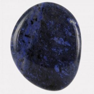 "Blue dumortierite gemstone."