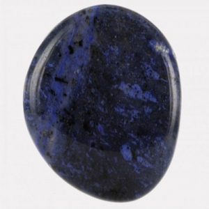 "Blue dumortierite gemstone."




