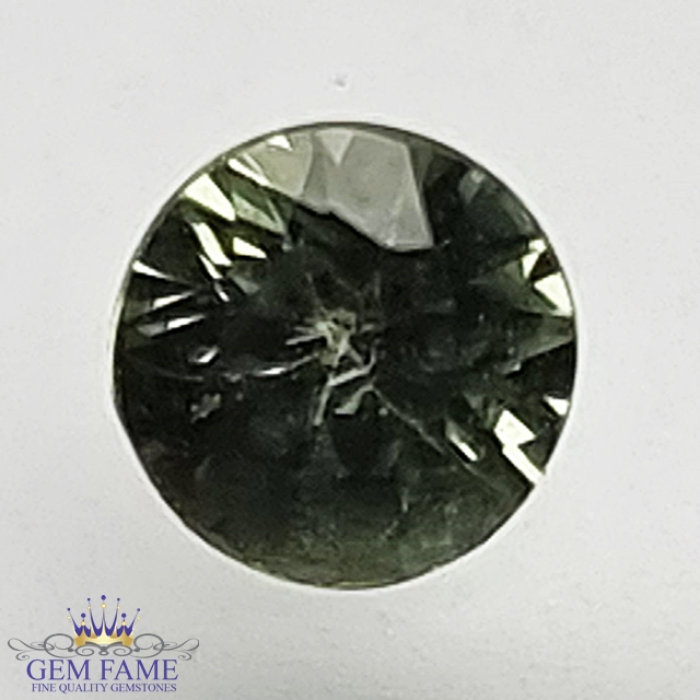 Green Sapphire 0.32ct Natural Gemstone Ceylon