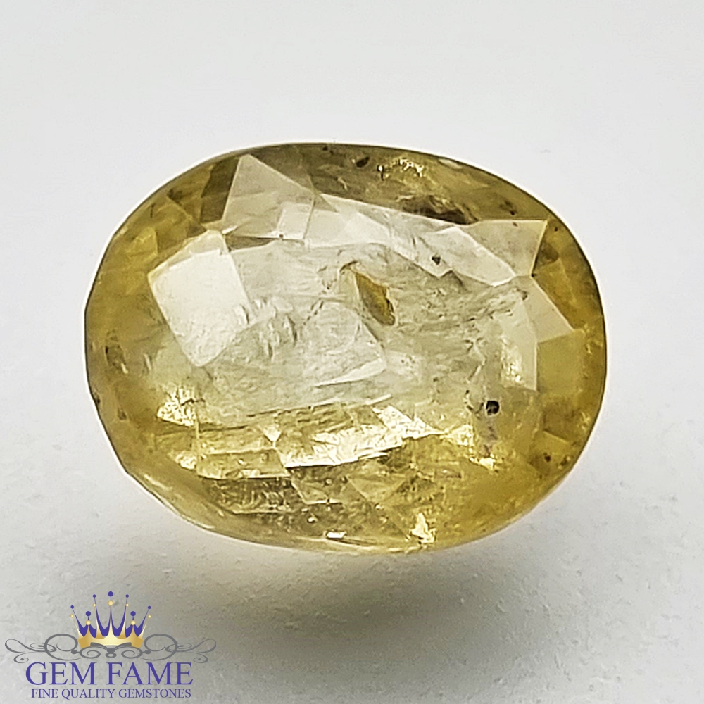 Yellow Sapphire (Pukhraj) 4.12ct Natural Ceylon