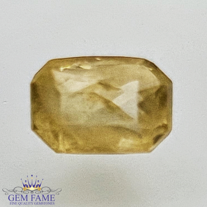 Yellow Sapphire (Pukhraj) 1.06ct Natural Ceylon