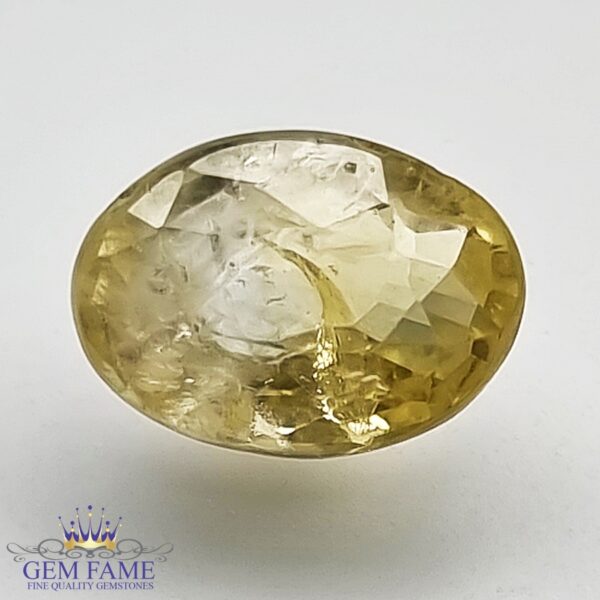 Yellow Sapphire (Pukhraj) 3.24ct Natural Ceylon