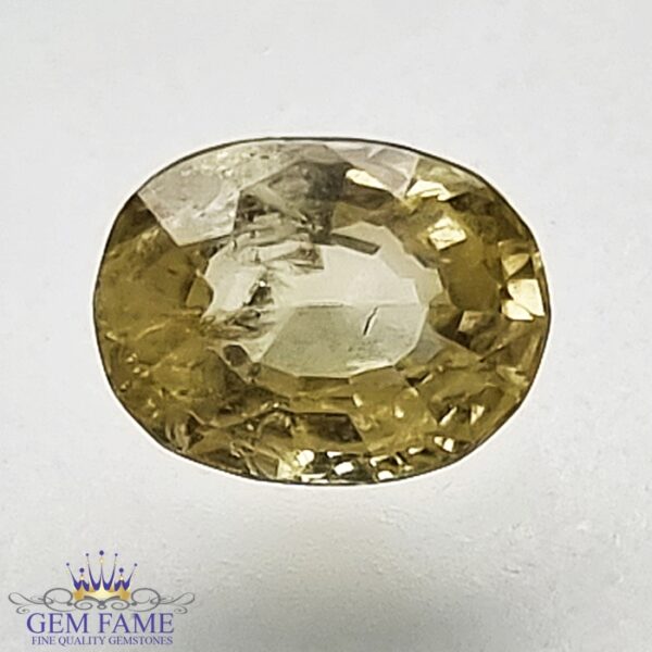 Yellow Sapphire (Pukhraj) 1.01ct Natural Ceylon