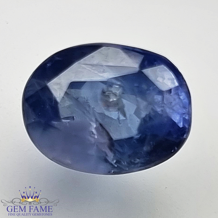 Blue Sapphire 3.18ct Natural Gemstone Ceylon
