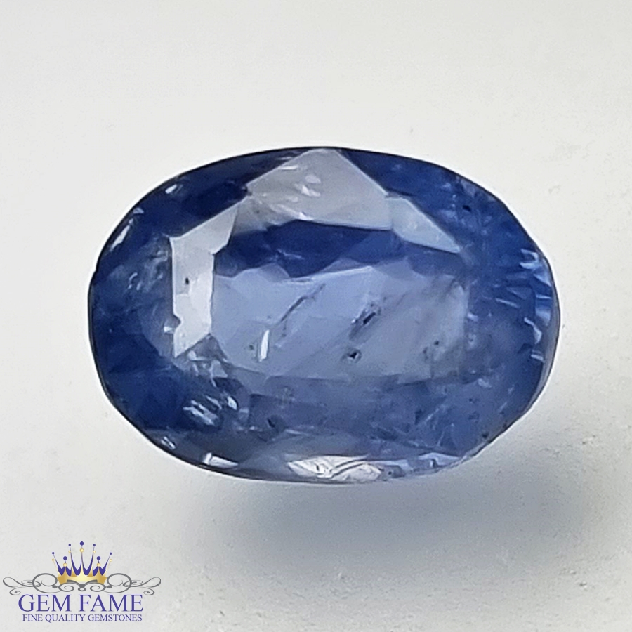 Blue Sapphire 2.98ct (Neelam) Gemstone Ceylon