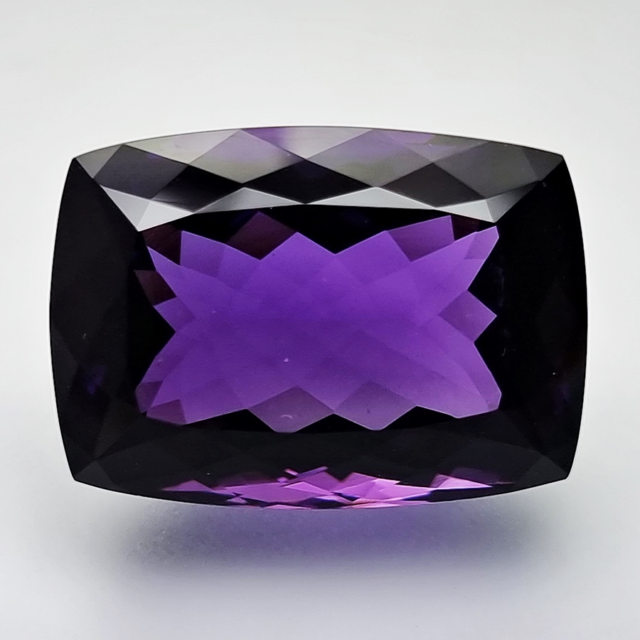 Vibrant purple amethyst crystal, symbolizing spirituality and healing.