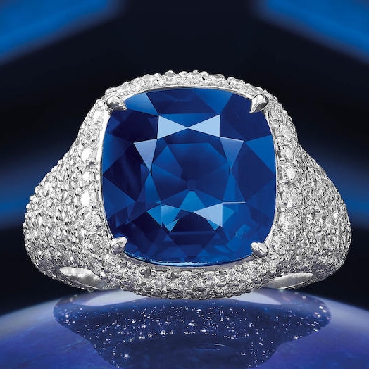 Kashmir Blue Sapphire gemstone, prized for its rare blue hue.