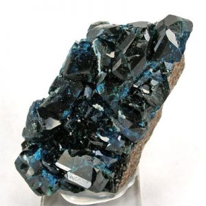Lazulite mineral specimen with deep blue coloration.