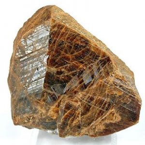 Colorful monazite mineral specimen.