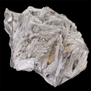 Tremolite: Fibrous mineral with industrial applications.