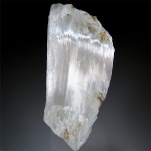 Ulexite: Natural fiber optic mineral.