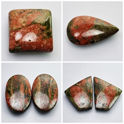 Unakite: Gemstone of balance and harmony.