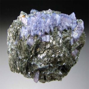 Lawsonite mineral specimen.