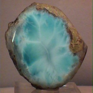 Pectolite gemstone specimen