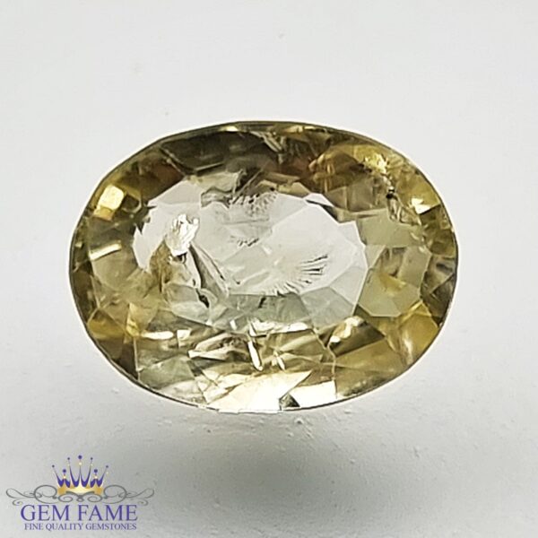 Yellow Sapphire (Pukhraj) 1.56ct Natural Ceylon