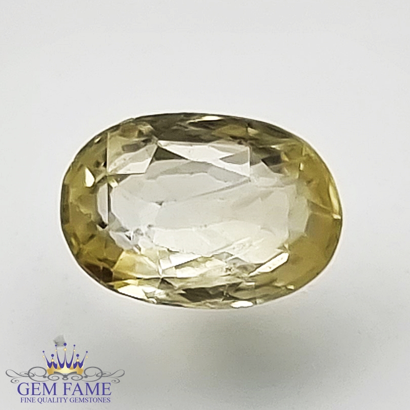 Yellow Sapphire (Pukhraj) 1.62ct Natural Ceylon