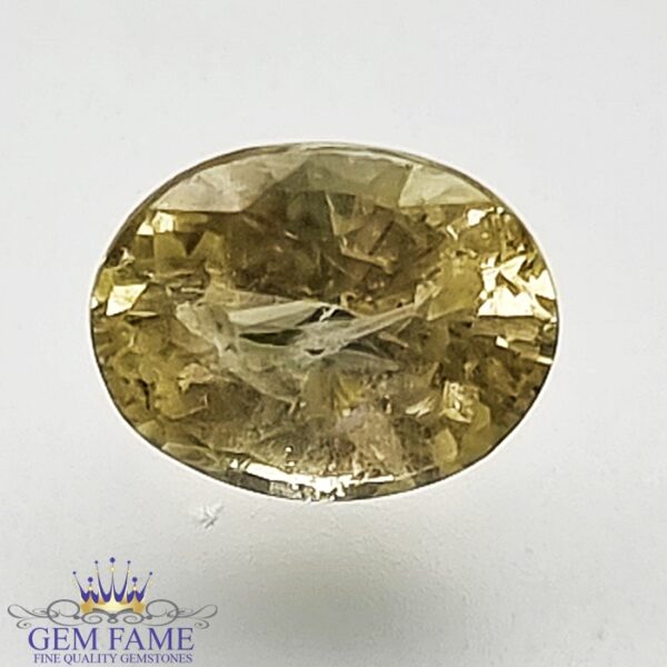 Yellow Sapphire (Pukhraj) 1.23ct Natural Ceylon