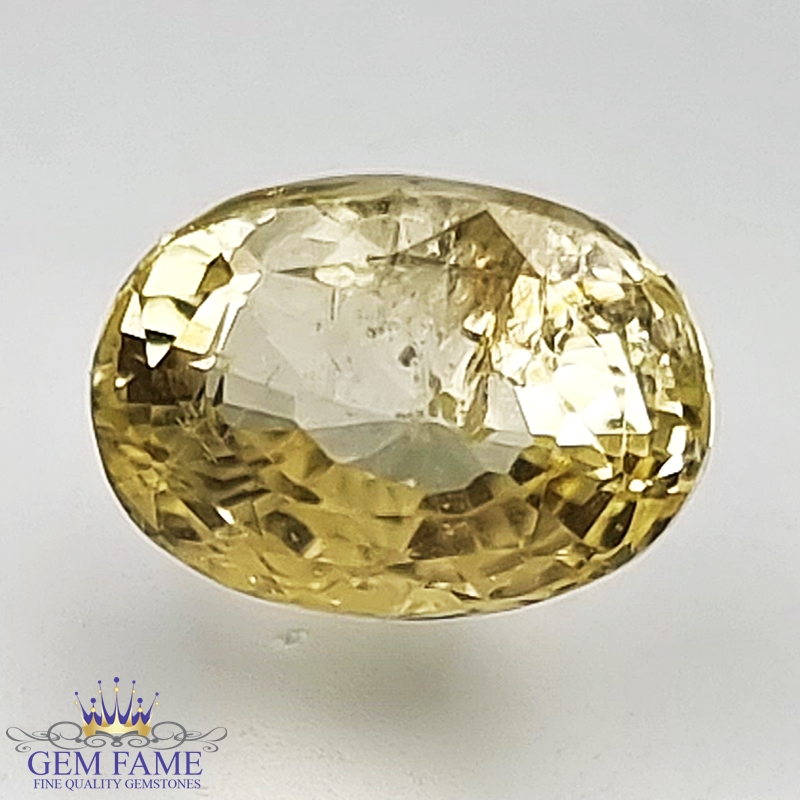 Yellow Sapphire (Pukhraj) 3.03ct Natural Ceylon