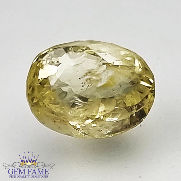 Yellow Sapphire (Pukhraj) 2.48ct Natural Gemstone Ceylon