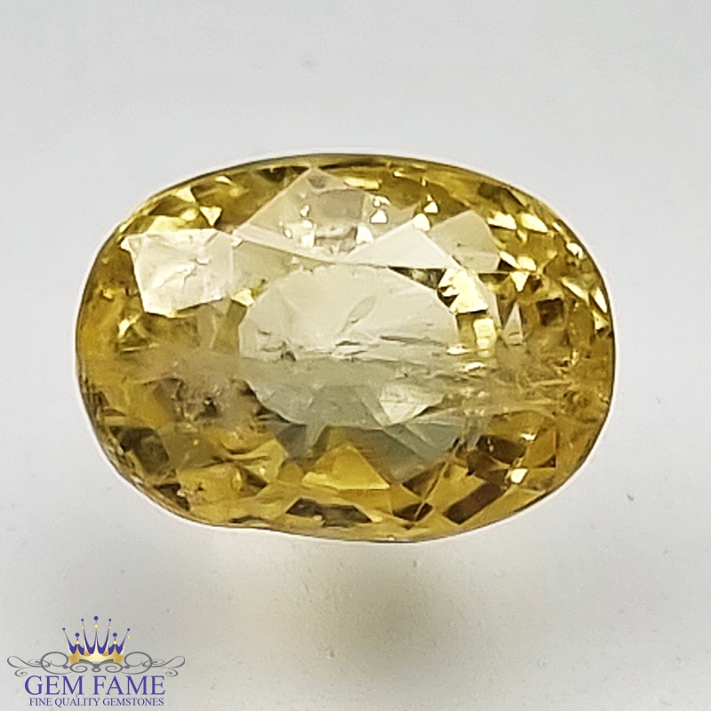 Yellow Sapphire (Pukhraj) 2.72ct Natural Ceylon