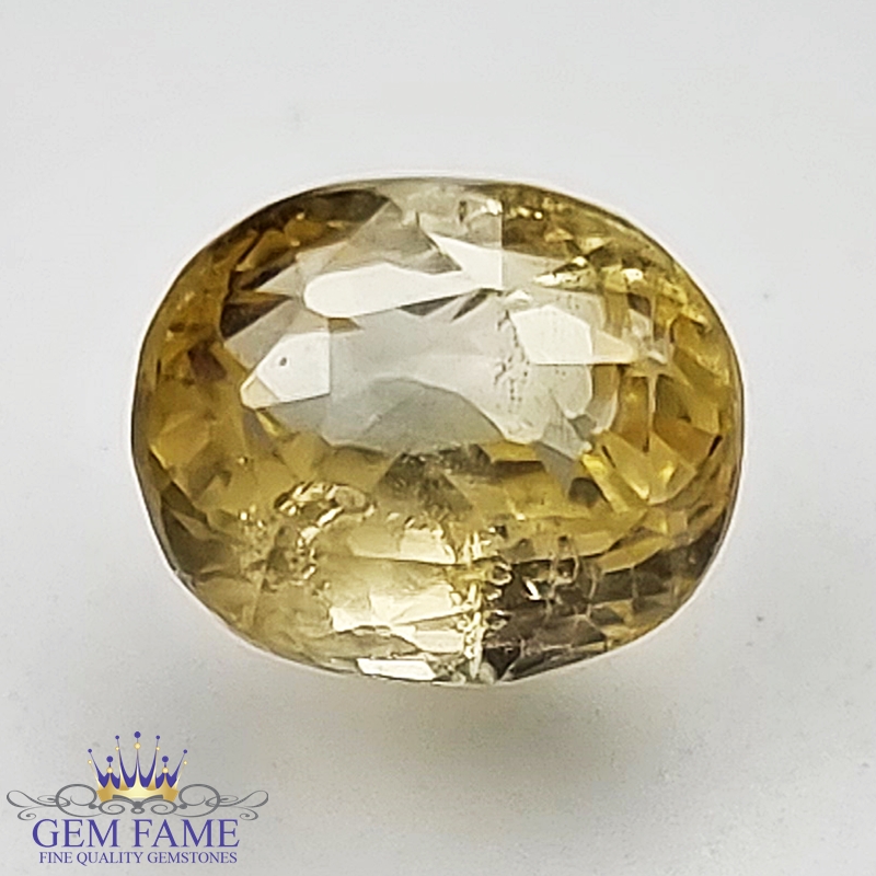 Yellow Sapphire (Pukhraj) 2.26ct Natural Ceylon