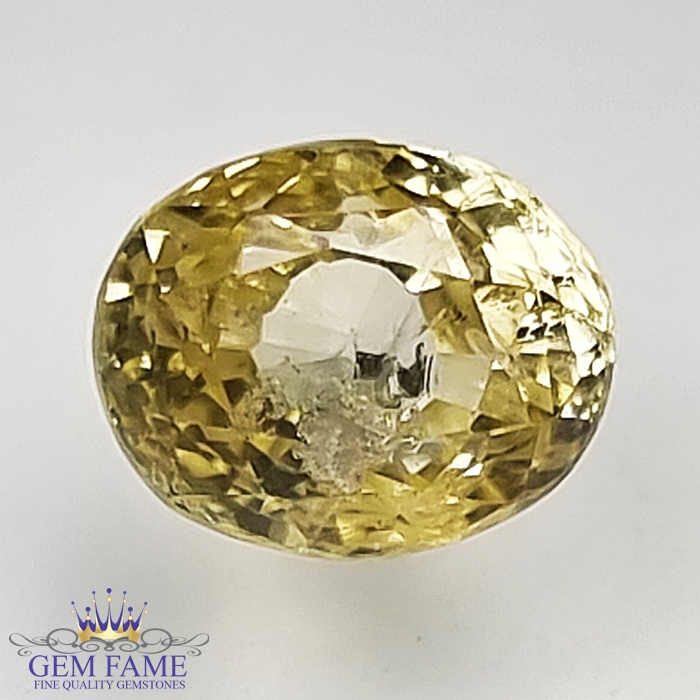 Yellow Sapphire (Pukhraj) 2.24ct Natural Ceylon