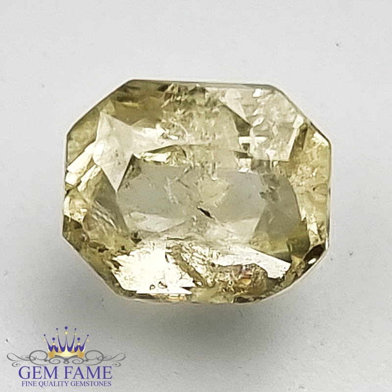 Yellow Sapphire (Pukhraj) 2.84ct Natural Gemstone Ceylon