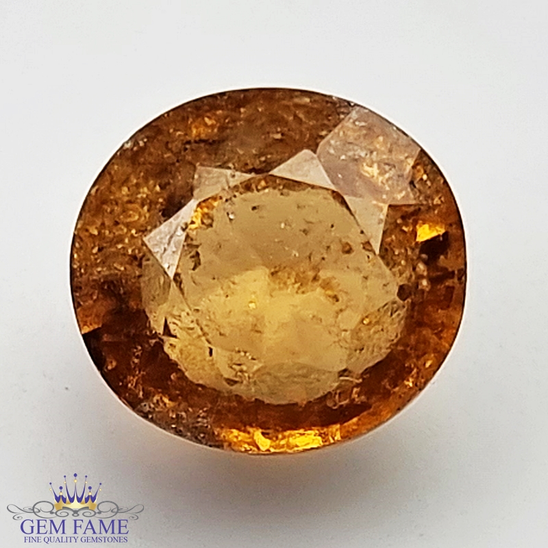 Golden Hessonite 6.24ct Gemstone Ceylon