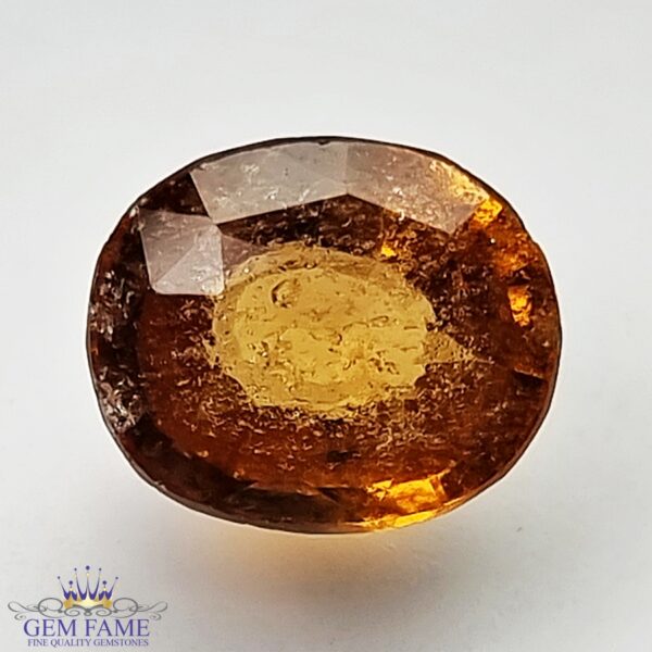 Golden Hessonite 4.16ct Gemstone Ceylon