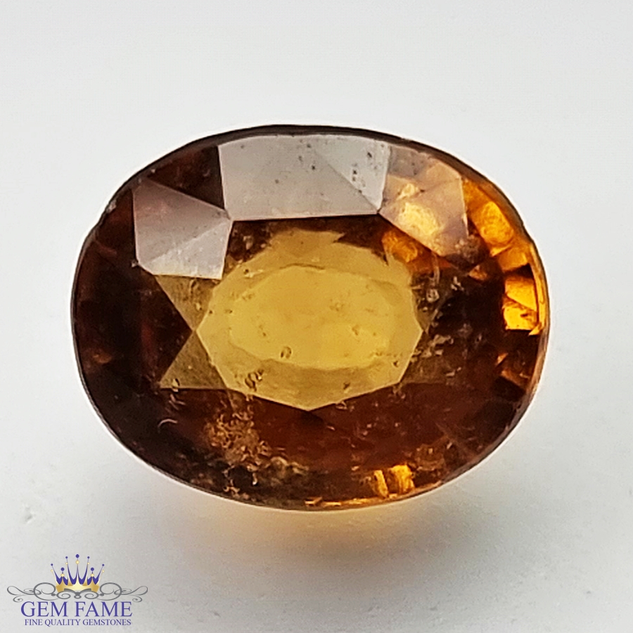 Golden Hessonite 4.40ct Gemstone Ceylon