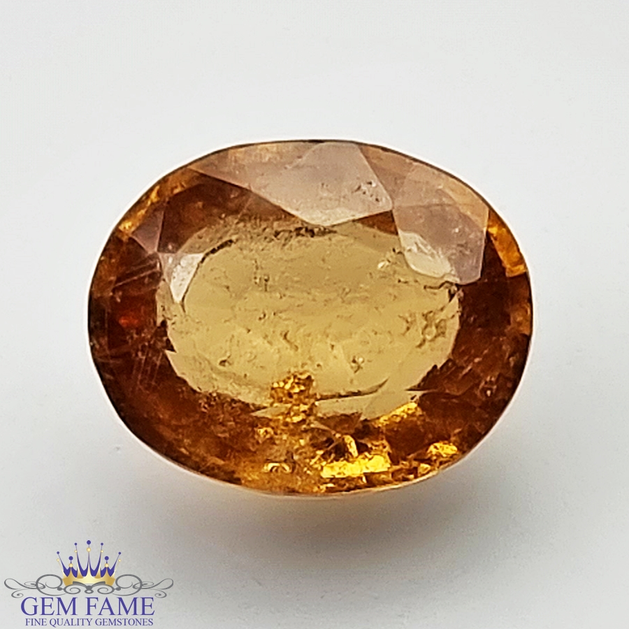 Golden Hessonite 3.62ct Gemstone Ceylon