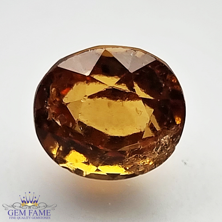 Golden Hessonite 3.86ct Gemstone Ceylon