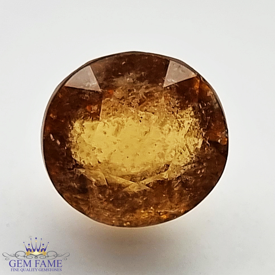 Golden Hessonite 3.61ct Gemstone Ceylon