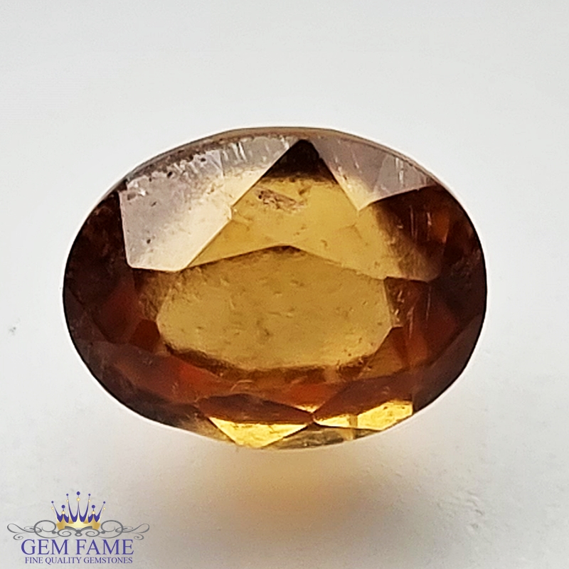 Golden Hessonite 3.40ct Gemstone Ceylon