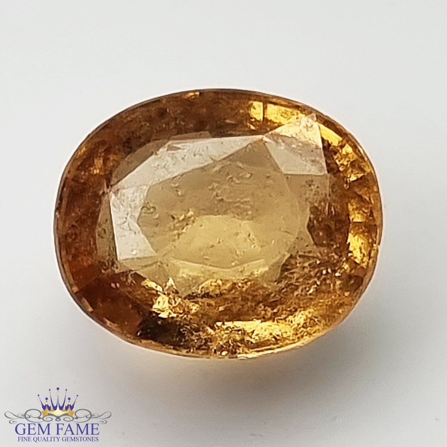 Golden Hessonite 4.79ct Gemstone Ceylon