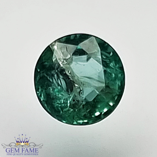 Emerald 0.41ct (Panna) Gemstone Zambian