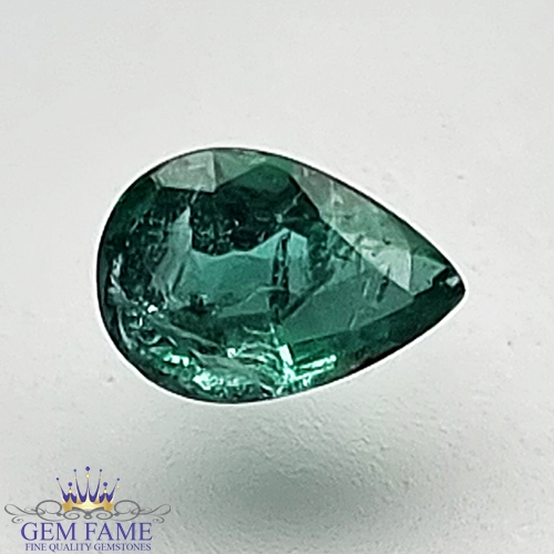 Emerald 0.41ct (Panna) Gemstone Zambian
