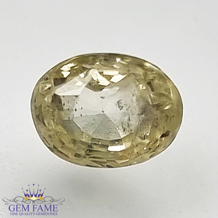 Yellow Sapphire (Pukhraj) 1.52ct Gemstone Ceylon