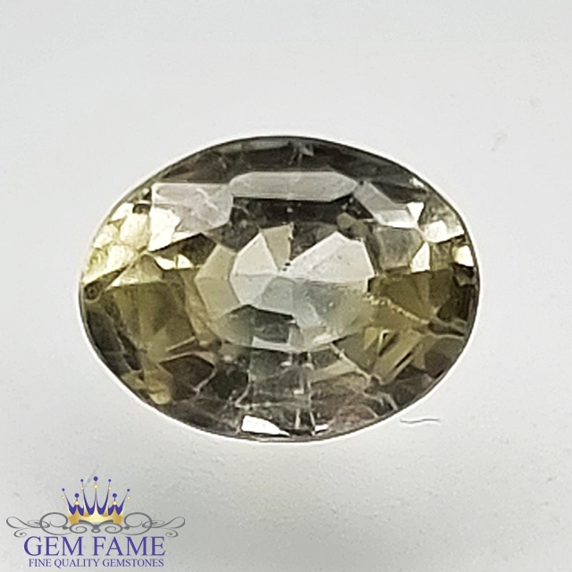 Yellow Sapphire (Pukhraj) 1.05ct Gemstone Ceylon